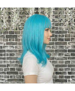 Spectra Serisi - Turkuaz Kahküllü Küt Peruk
